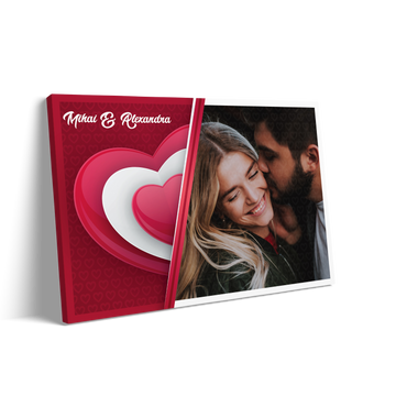 TABLOU CANVAS PERSONALIZAT CUPLU Landscape